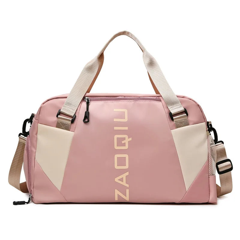 Bolsa de Academia Feminina Allurea – Compartimento para Roupas Molhadas e Sapatos