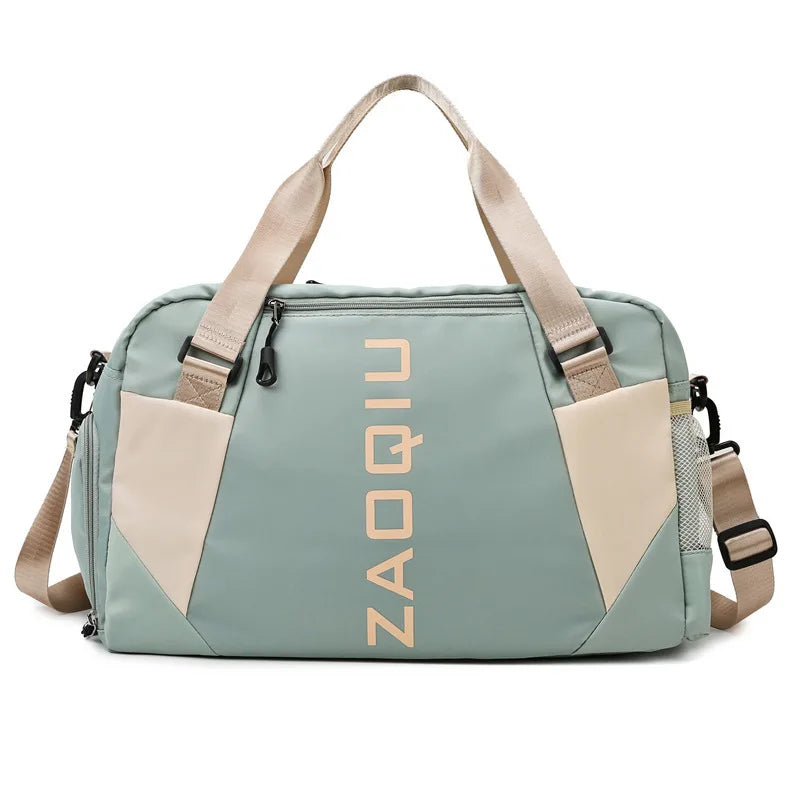 Bolsa de Academia Feminina Allurea – Compartimento para Roupas Molhadas e Sapatos