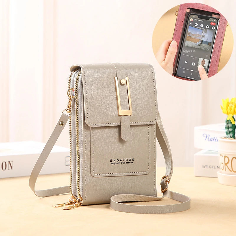 Bolsa Feminina Compacta Touch Liz – Estilo, Inovação e Funcionalidade em Cada Detalhe
