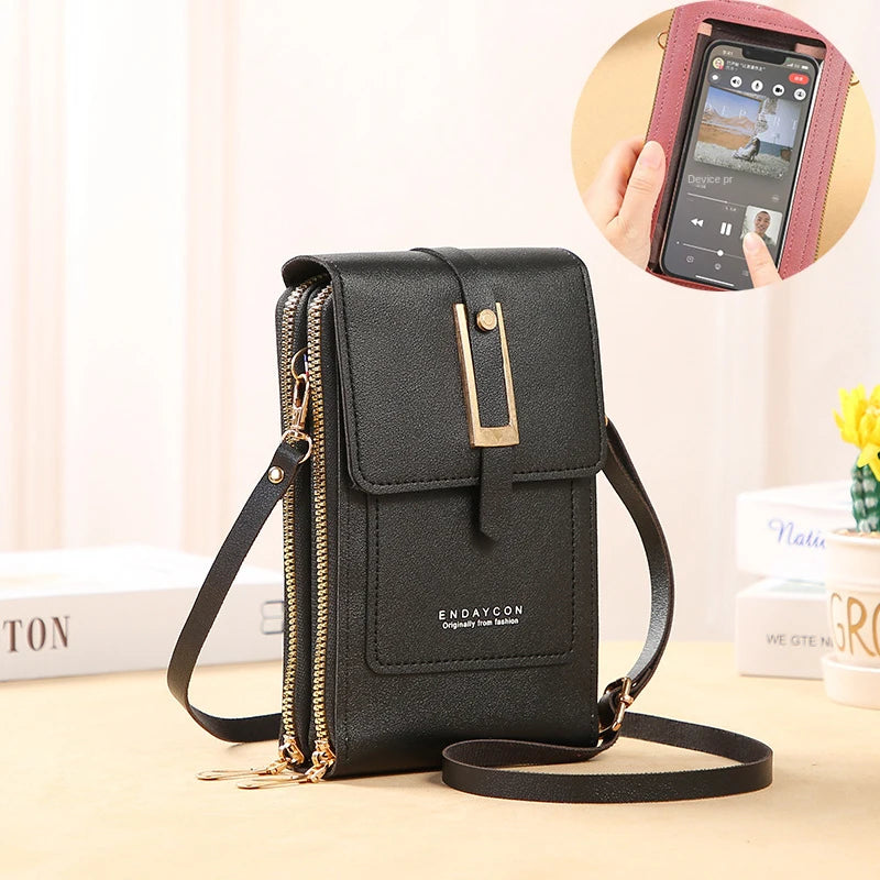 Bolsa Feminina Compacta Touch Liz – Estilo, Inovação e Funcionalidade em Cada Detalhe