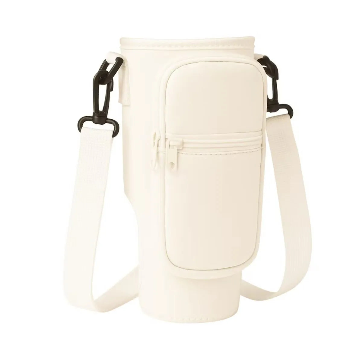 Bolsa Porta Garrafa de Água com Alça Ajustável Impermeável ou KIT com Bolsa+Copo Térmico 890ml