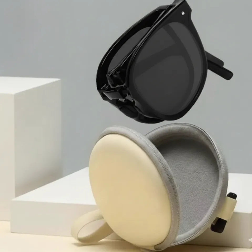 Óculos de Sol Dobrável Unisex – Portátil, Leve e  Estiloso