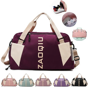 Bolsa de Academia Feminina Allurea – Compartimento para Roupas Molhadas e Sapatos
