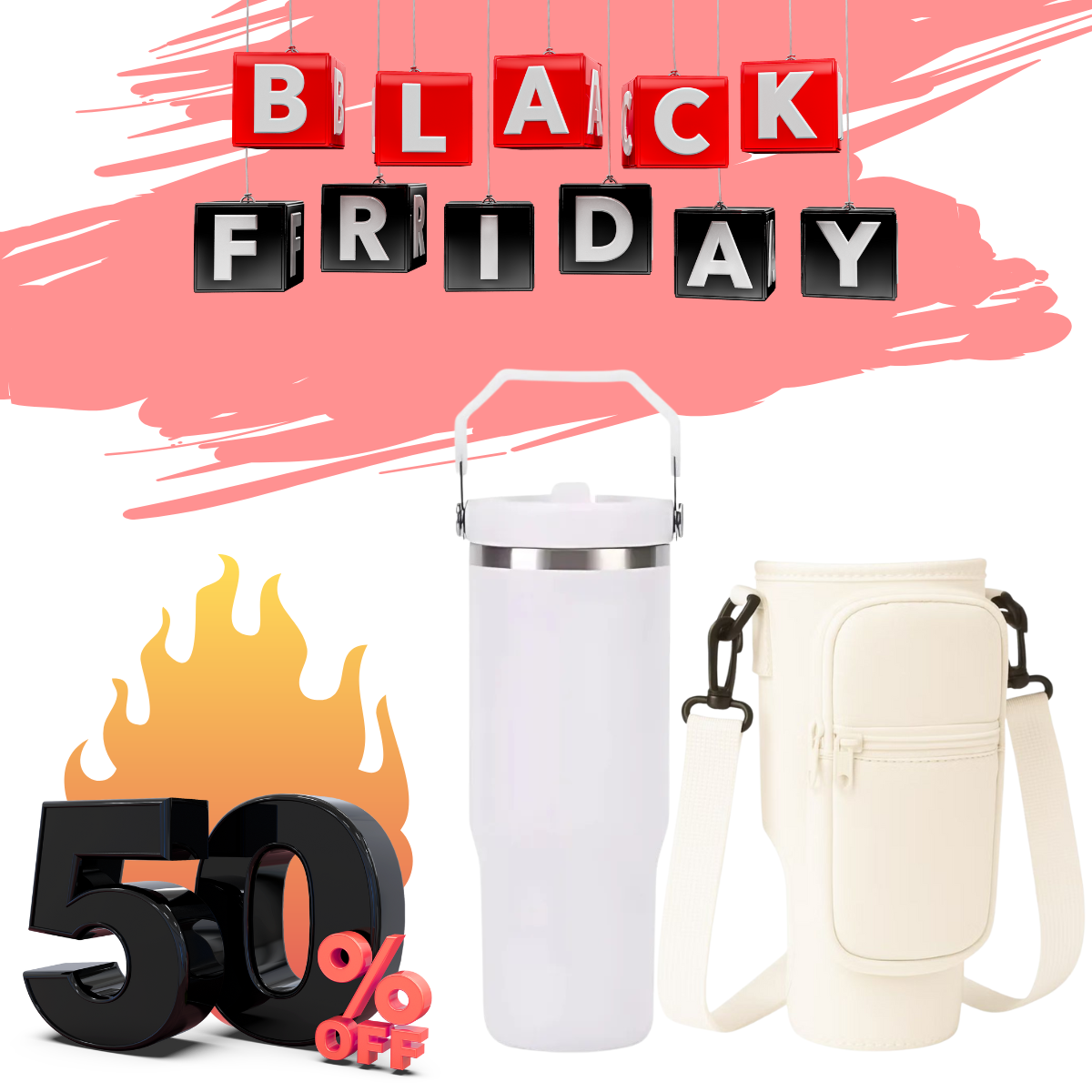 Black Friday Allurea chegou! Garanta sua Bolsa Porta Garrafa Impermeável ou o KIT completo com Copo Térmico 890ml com até 50% OFF!
