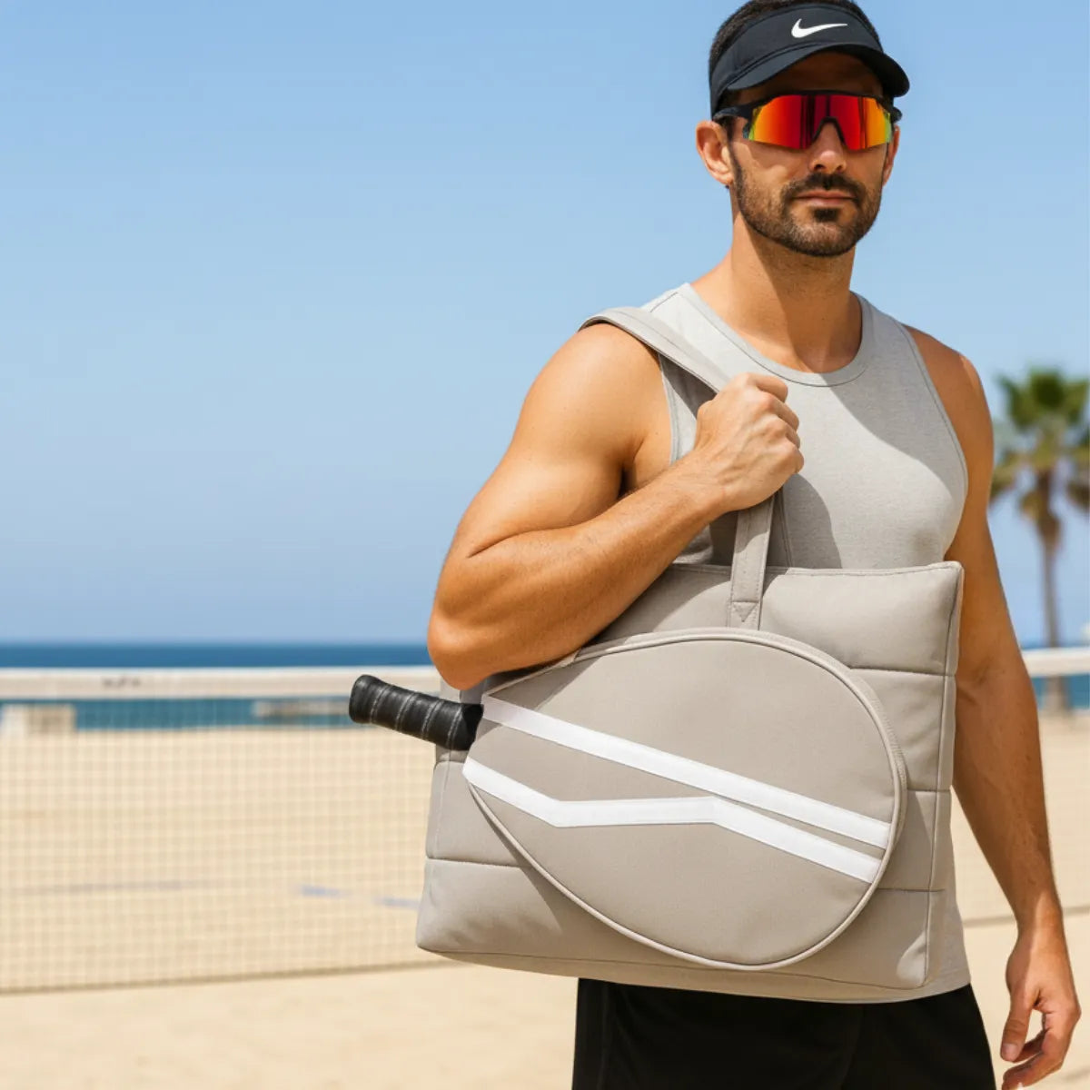 Bolsa Esportiva de Beach Tennis – Estilo, Conforto e Praticidade