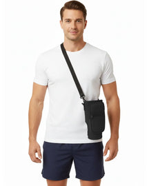 Bolsa Porta Garrafa de Água com Alça Ajustável Impermeável ou KIT com Bolsa+Copo Térmico 890ml